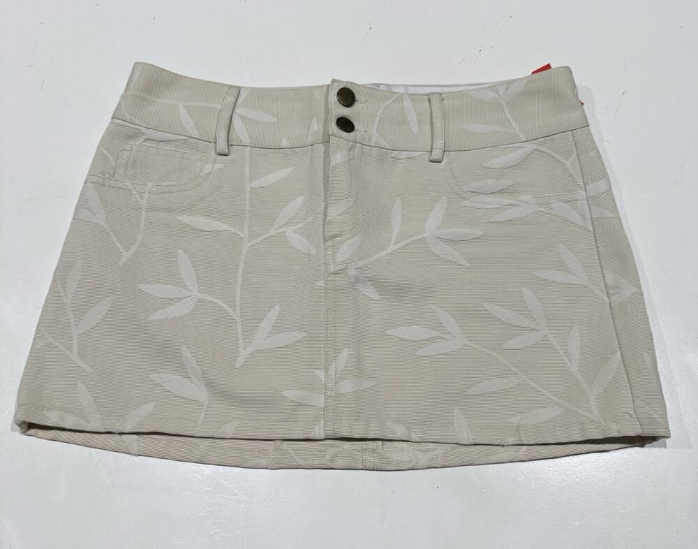 Alice + Olivia Floral Print Mini Skirt High Waist Size 6